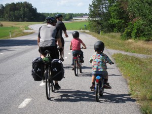 cykel familj