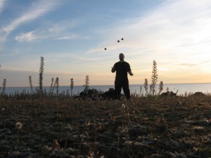 Jonglering på Öland