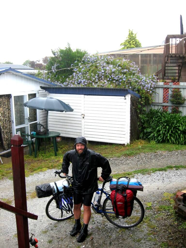 Regnväder cykling