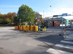 Vägarbete i Malmö